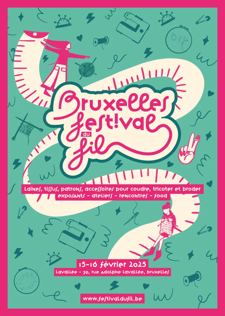 Affiche Bruxelles festival du fil